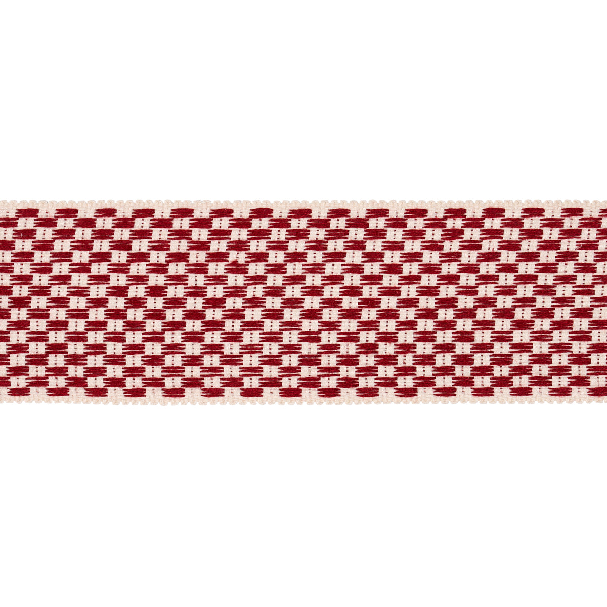 CRAWFORD CHECK TAPE WIDE | Cornwallis Red