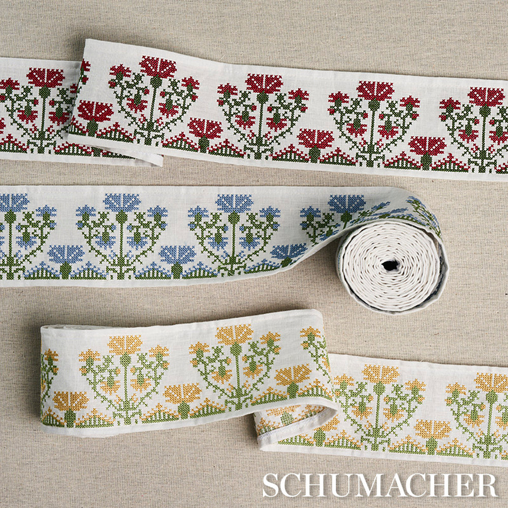 CUSTIS EMBROIDERED TAPE | Chesapeake