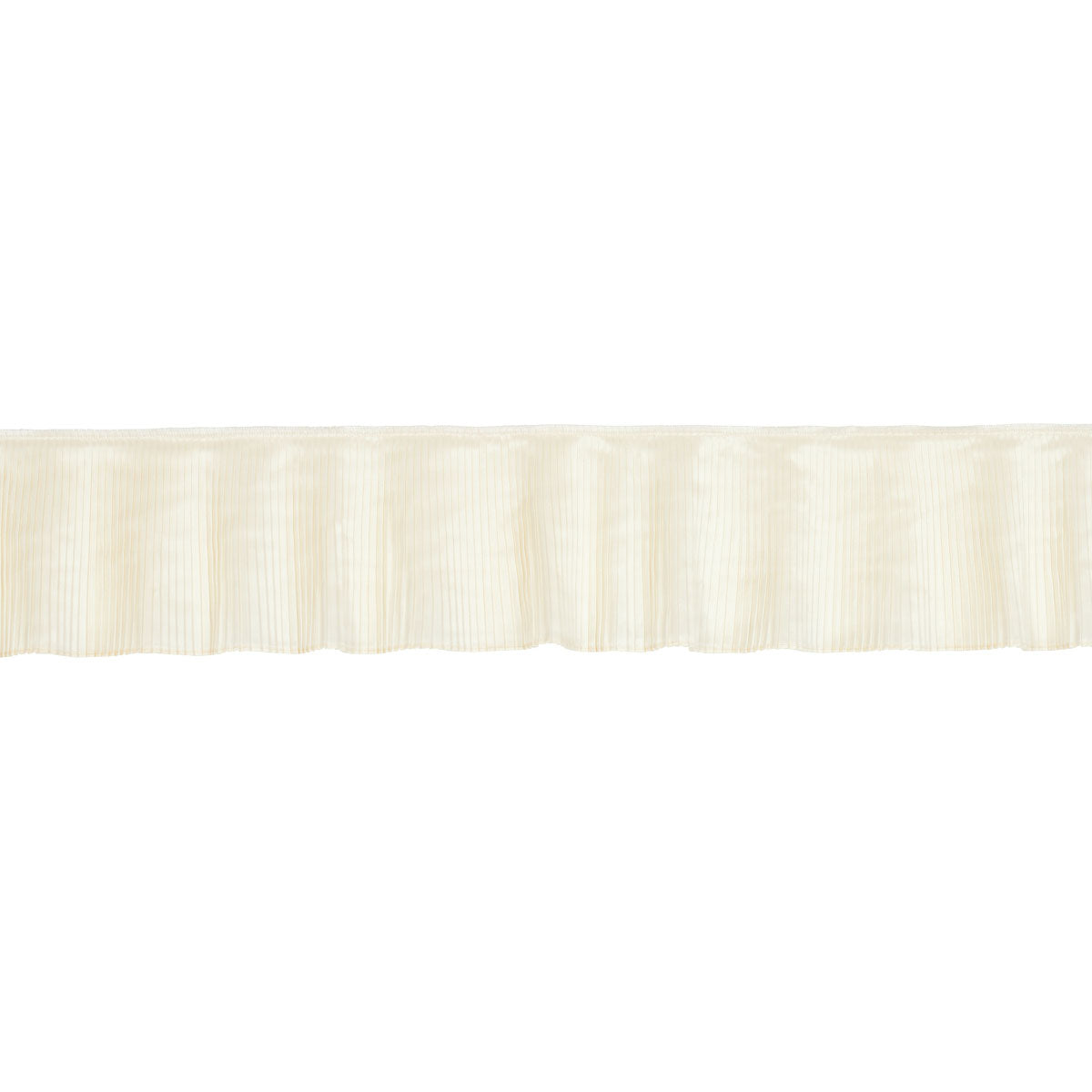 BOTTICELLI SILK RUFFLE TRIM | Bone