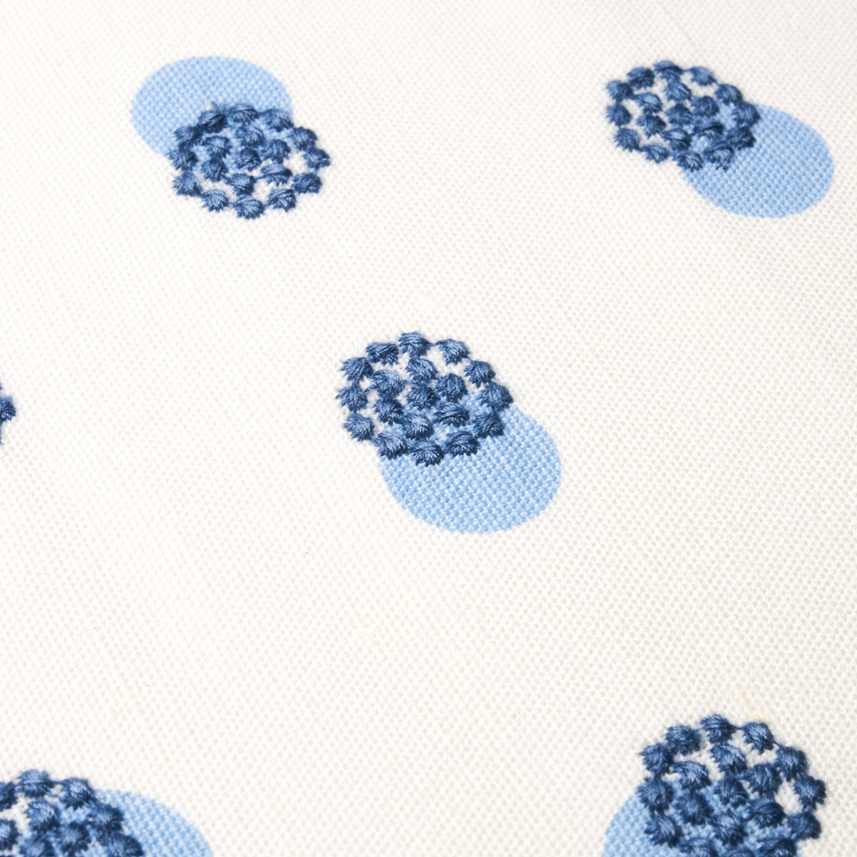TAYLOR EMBROIDERY | BLUE ON IVORY