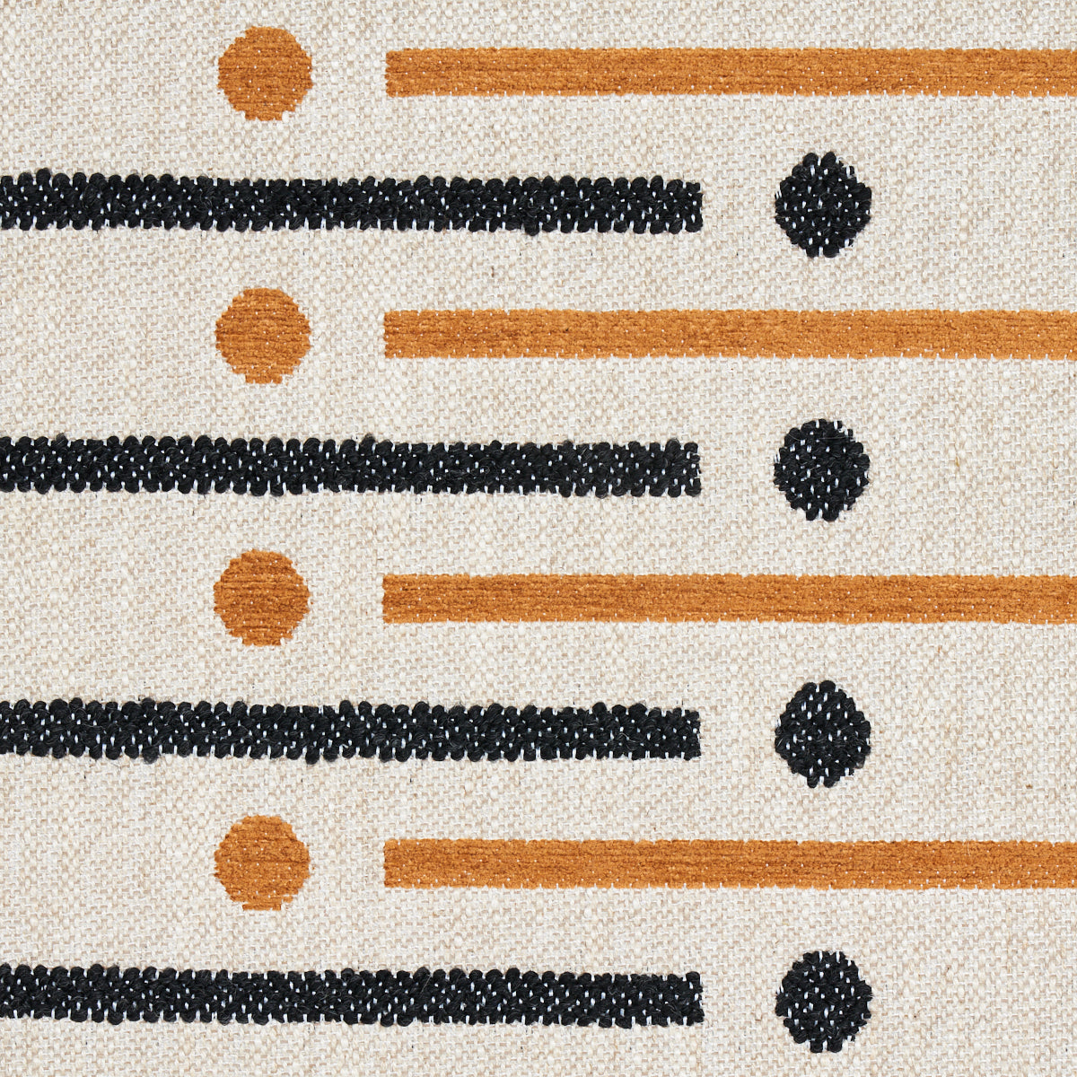 SERAPO RUSTIC WEAVE | Carbon & Ochre