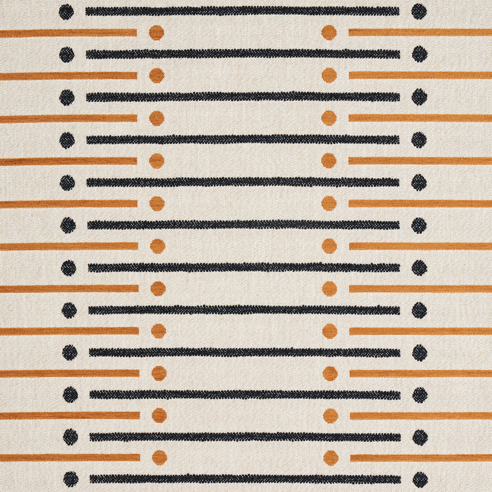SERAPO RUSTIC WEAVE | Carbon & Ochre