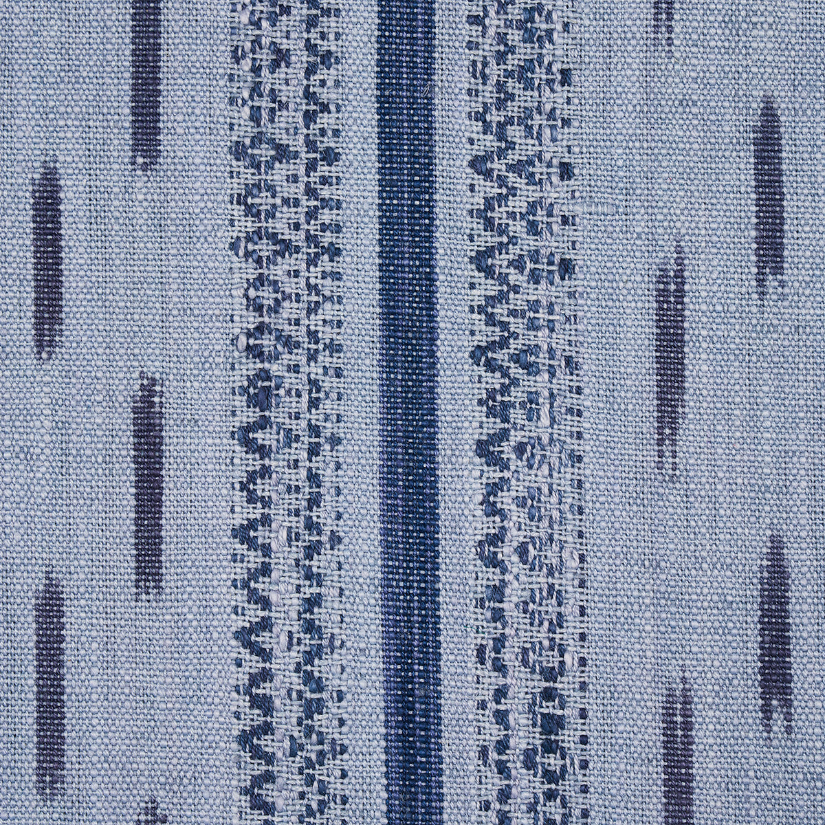 MIRZA IKAT STRIPE | Indigo On Chambray