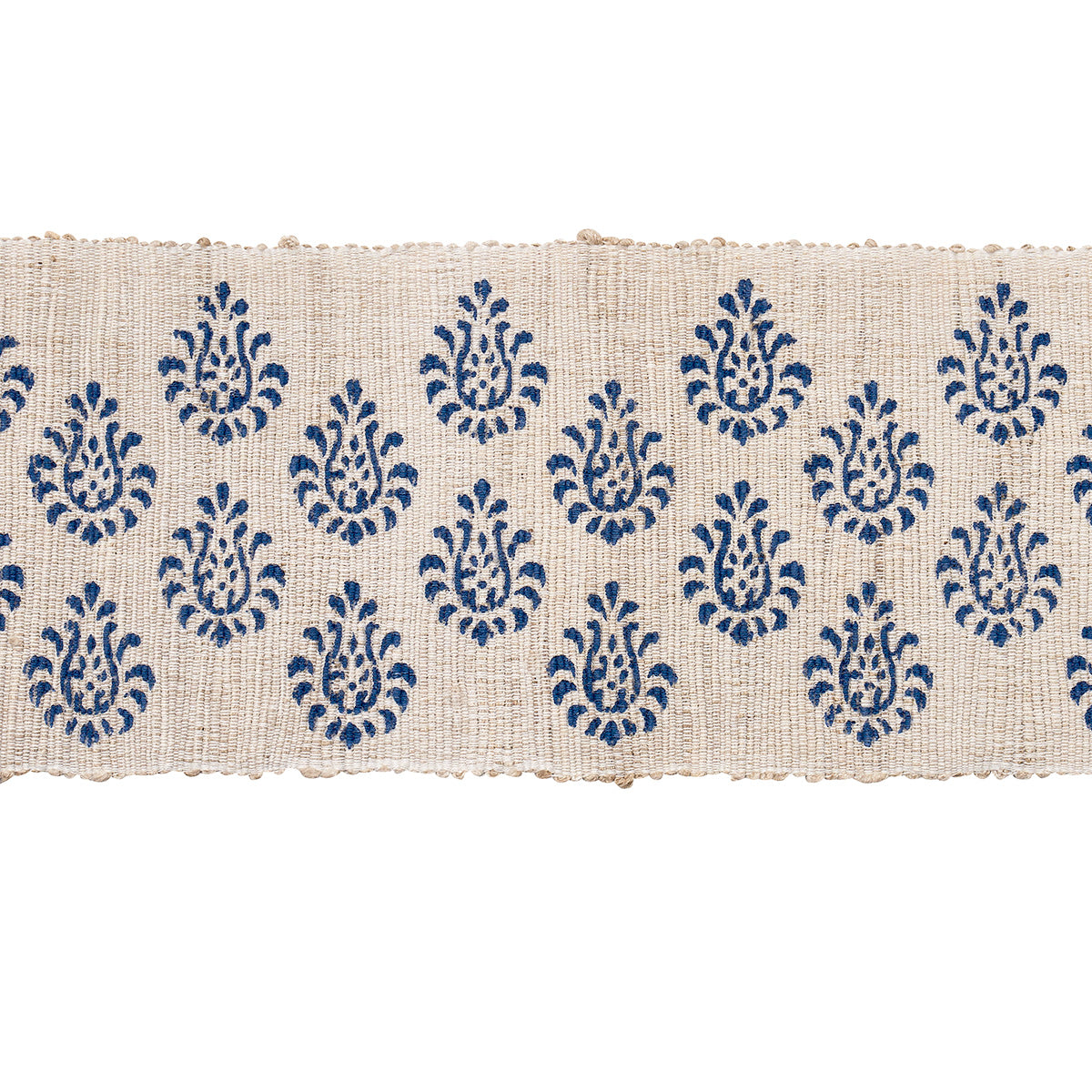 LEILA HAND BLOCK MATKA TAPE | Indigo