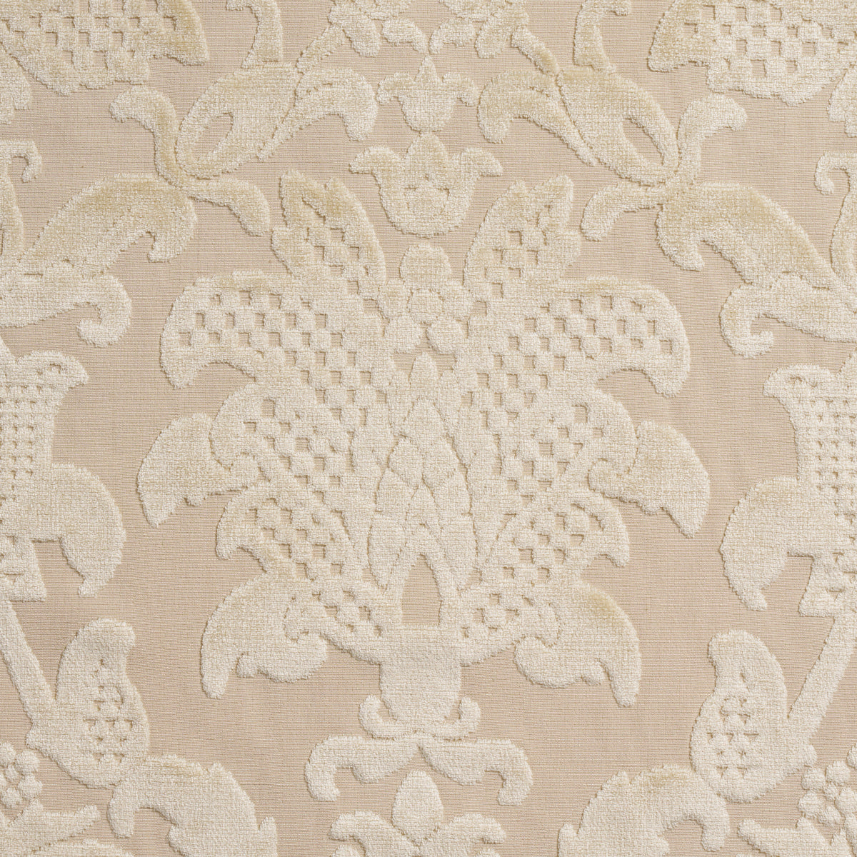 LIMBOURG DAMASK VELVET | Pearl