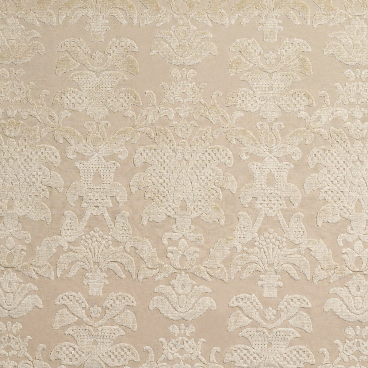 LIMBOURG DAMASK VELVET | Pearl