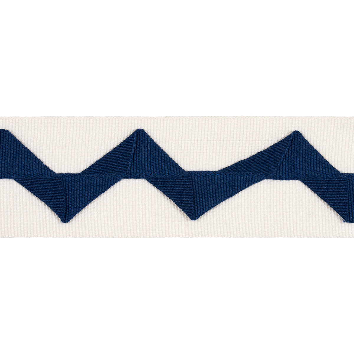 LAZARE APPLIQUÉ TAPE | Navy On Ivory