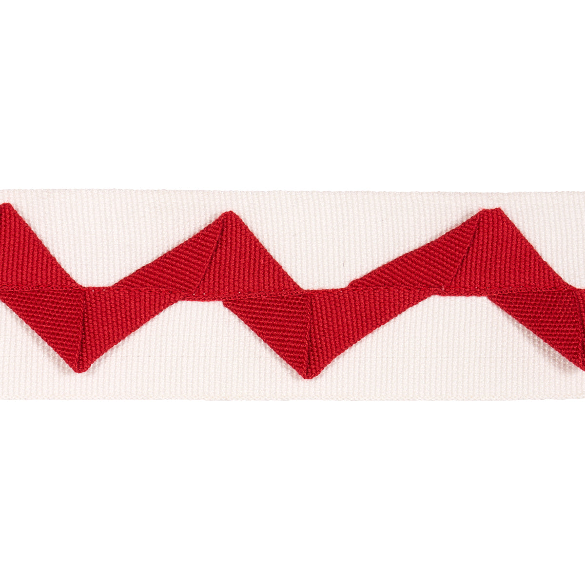 LAZARE APPLIQUÉ TAPE | Red On Ivory