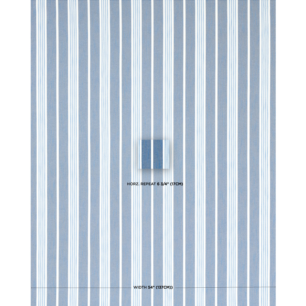 HAMPTON STRIPE INDOOR/OUTDOOR | Indigo