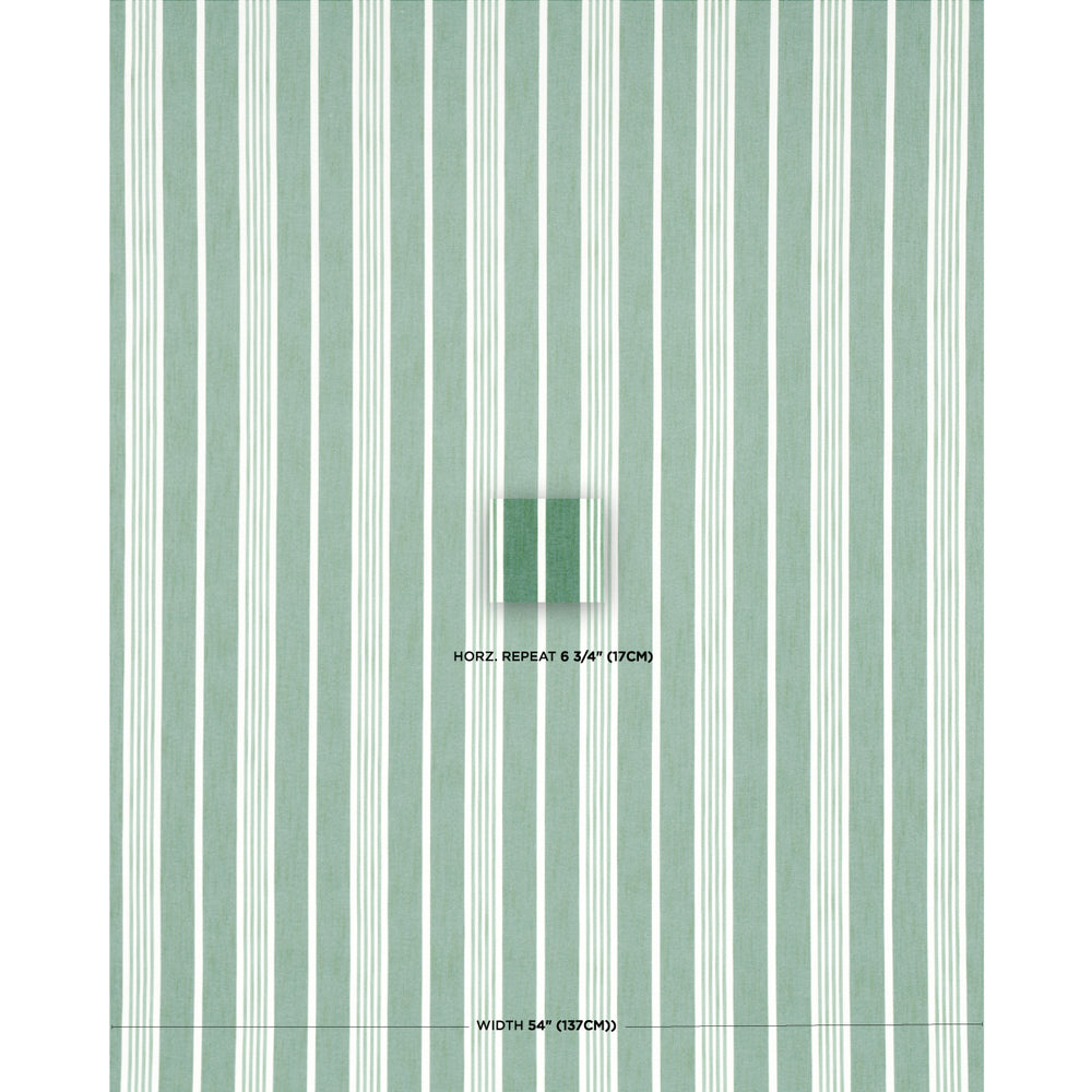 HAMPTON STRIPE INDOOR/OUTDOOR | Emerald