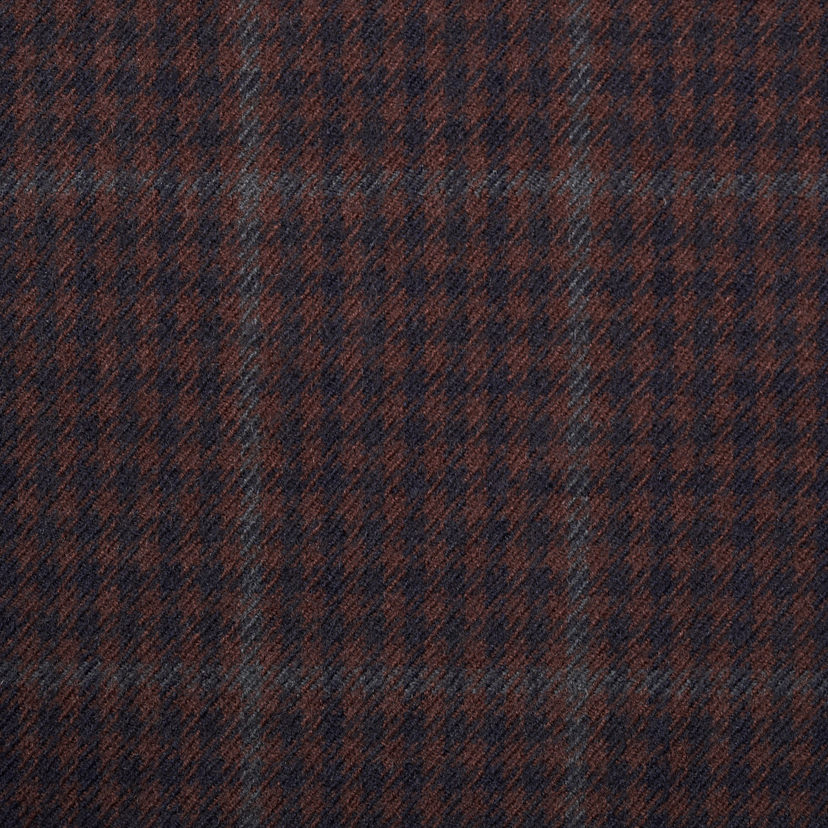 ALDRIDGE WOOL HOUNDSTOOTH | Burgundy