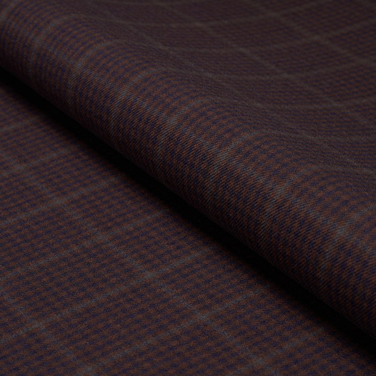 ALDRIDGE WOOL HOUNDSTOOTH | Burgundy