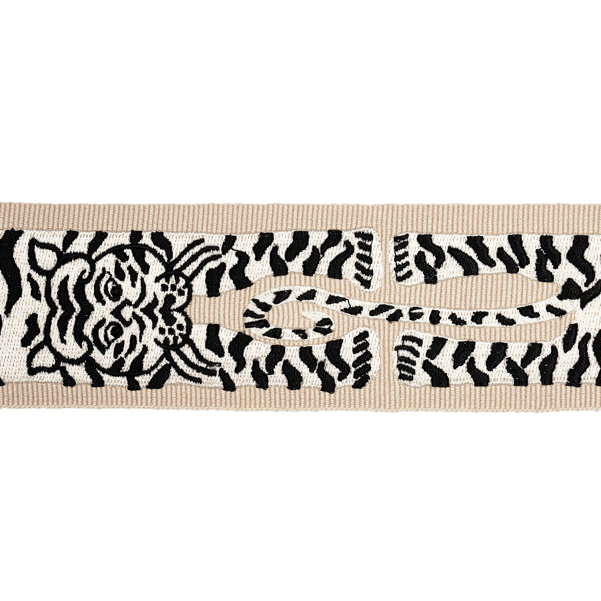 LE TIGRE EMBROIDERED TRIM | Neutral