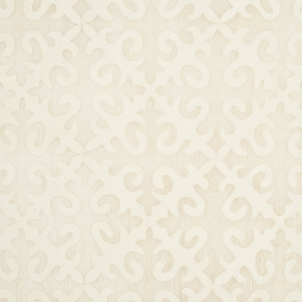 KYRGYZSTAN WOOL SILK PANEL | Oyster And Natural