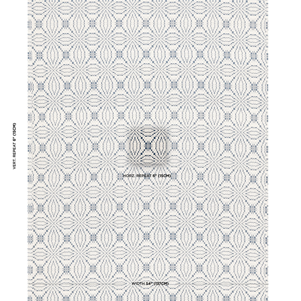 FRANCESTOWN COVERLET | Navy