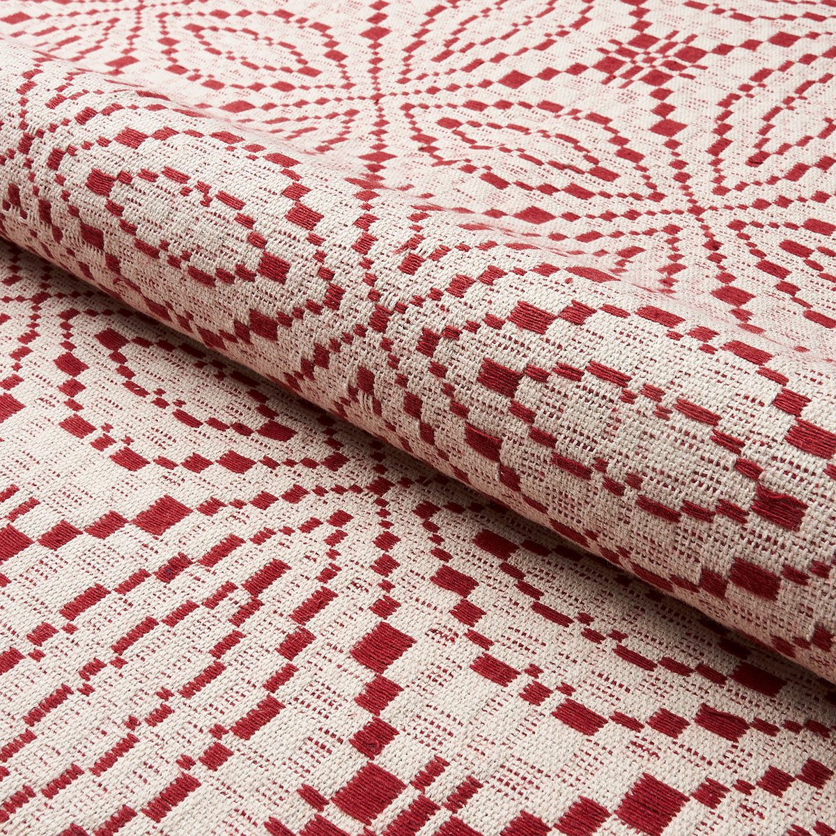 FRANCESTOWN COVERLET | Crimson