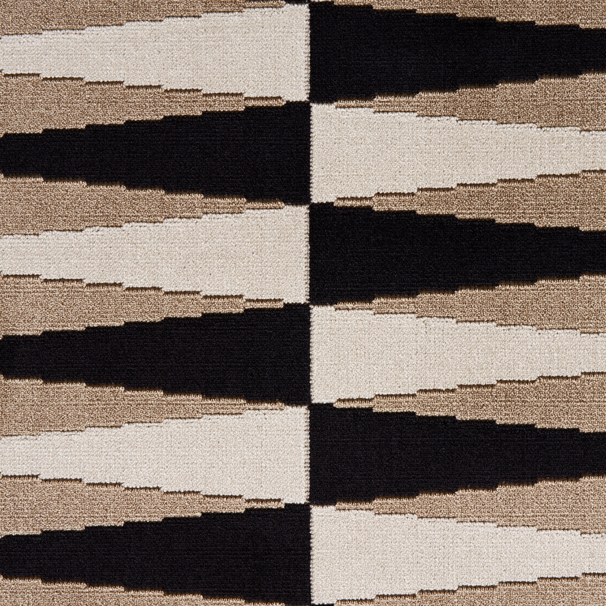 BACKGAMMON CUT VELVET | Neutral