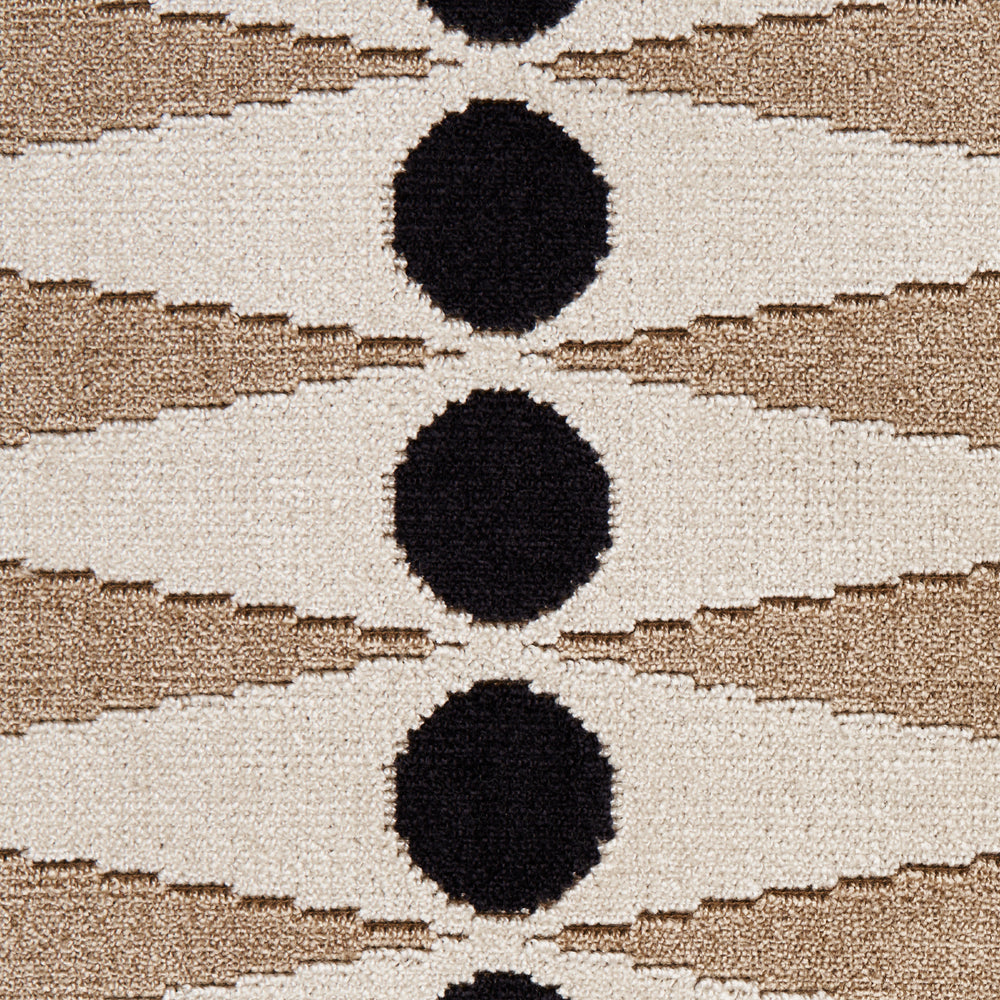 BACKGAMMON CUT VELVET | Neutral