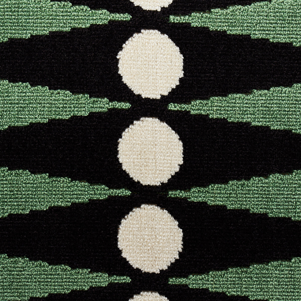 BACKGAMMON CUT VELVET | Green