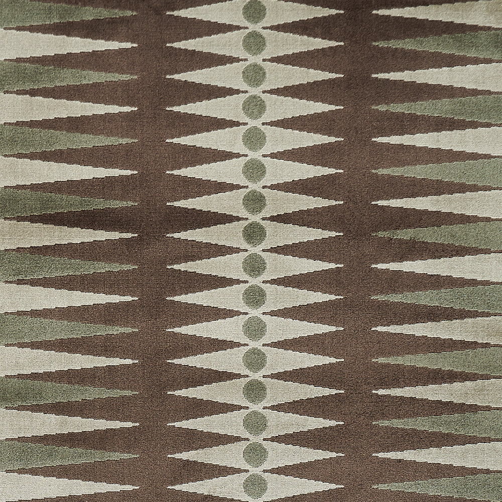 BACKGAMMON CUT VELVET | Verdure