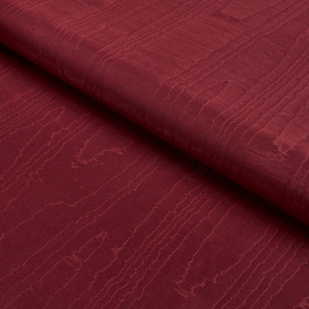BEAU COTTON LINEN MOIRÉ | Crimson