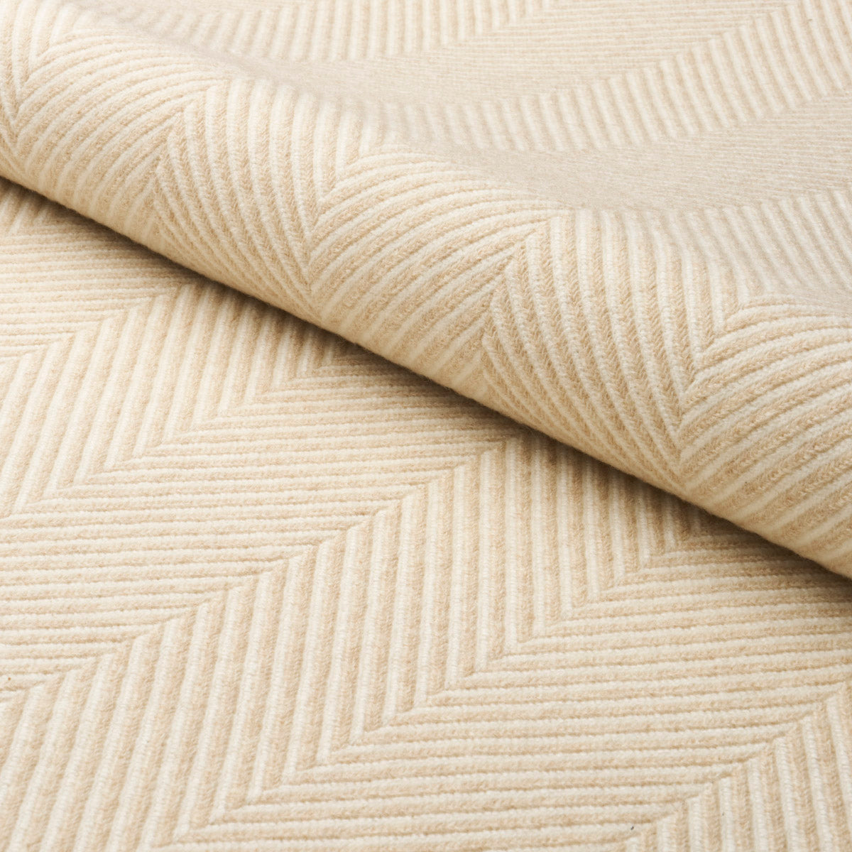 MILO WOOL HERRINGBONE | Natural