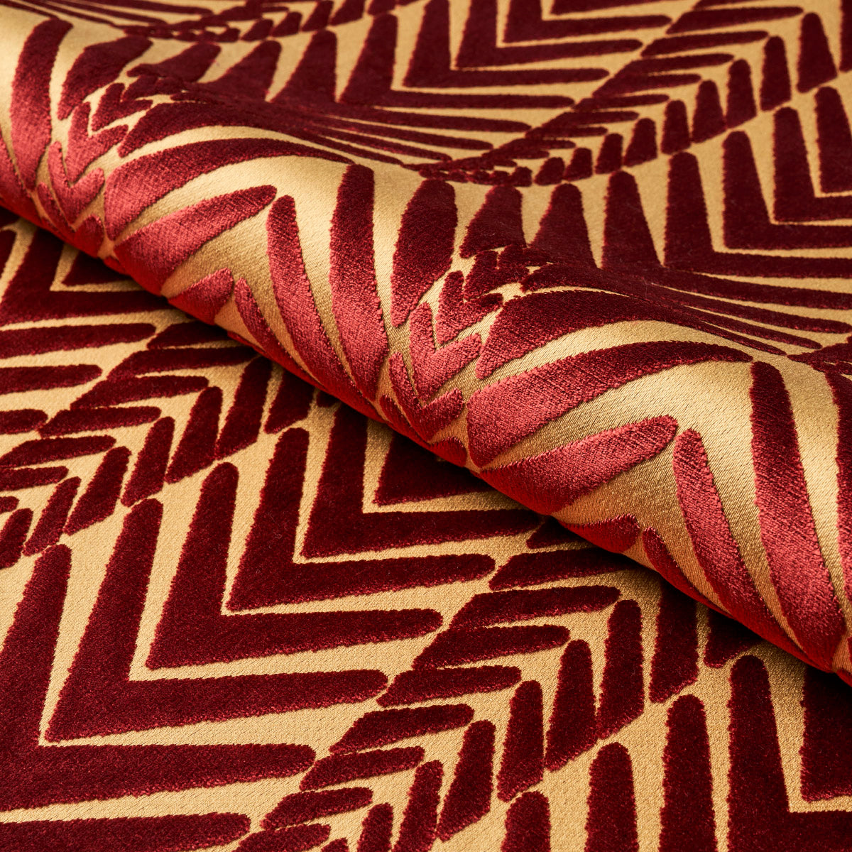 ZEBRA VELVET | Gold Plum