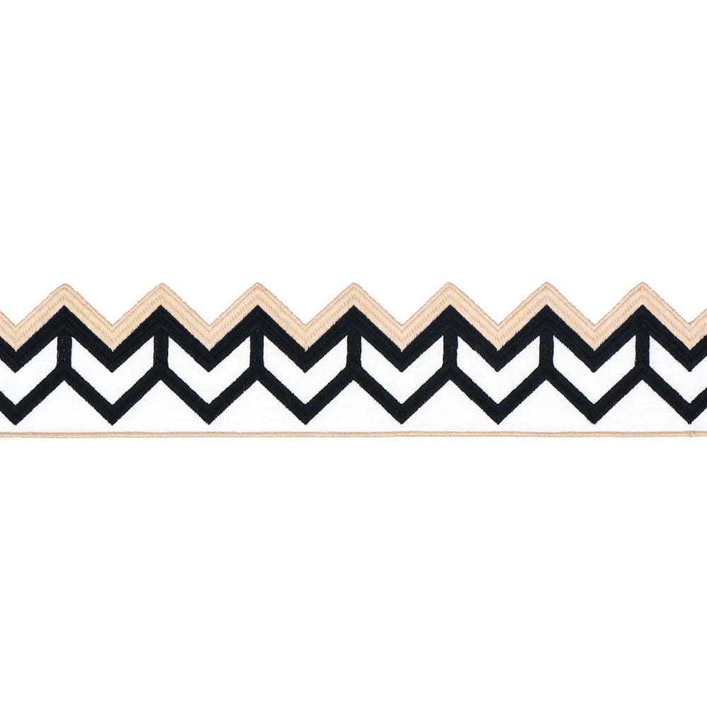 SPARREN EMBROIDERED TAPE | Black