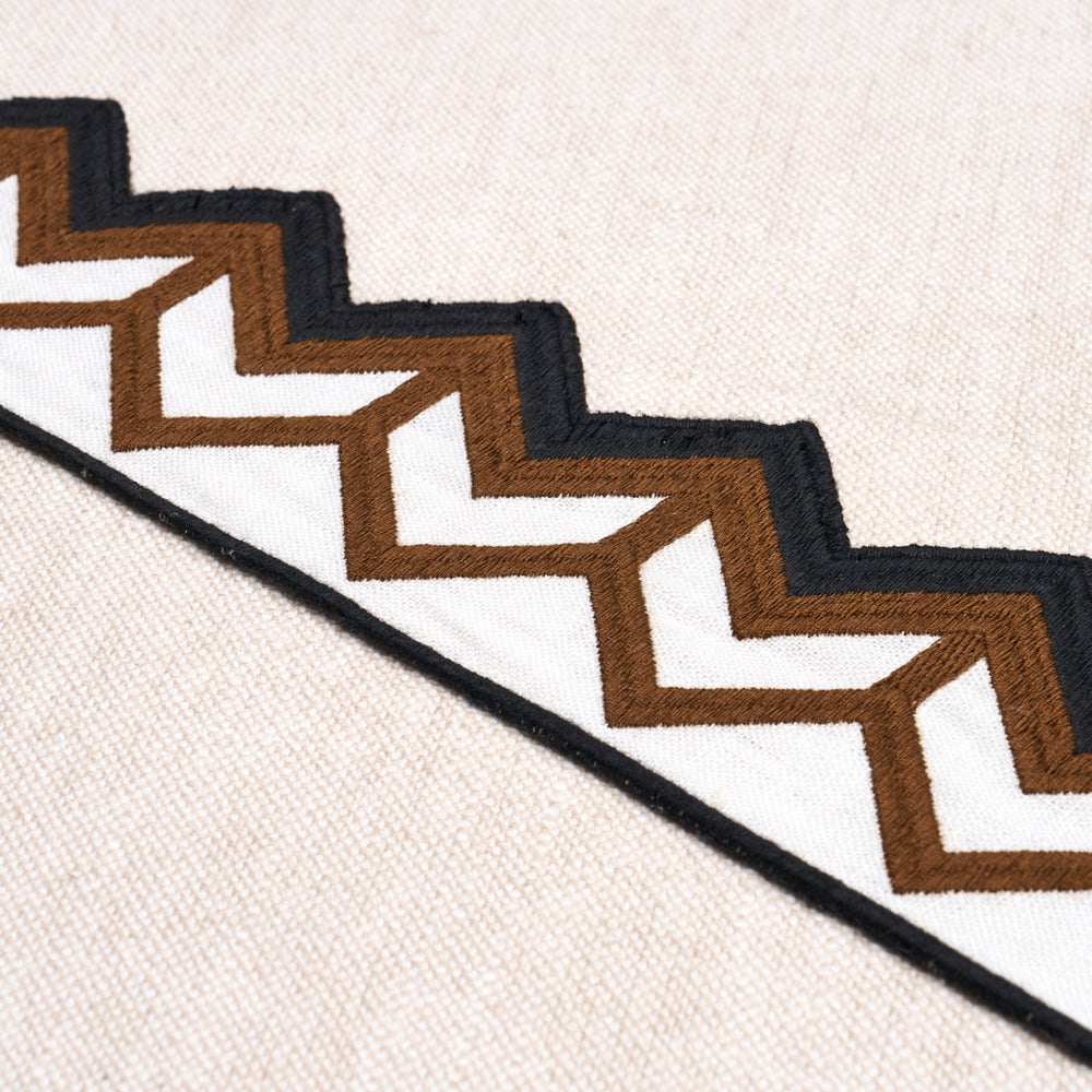 SPARREN EMBROIDERED TAPE | Brown