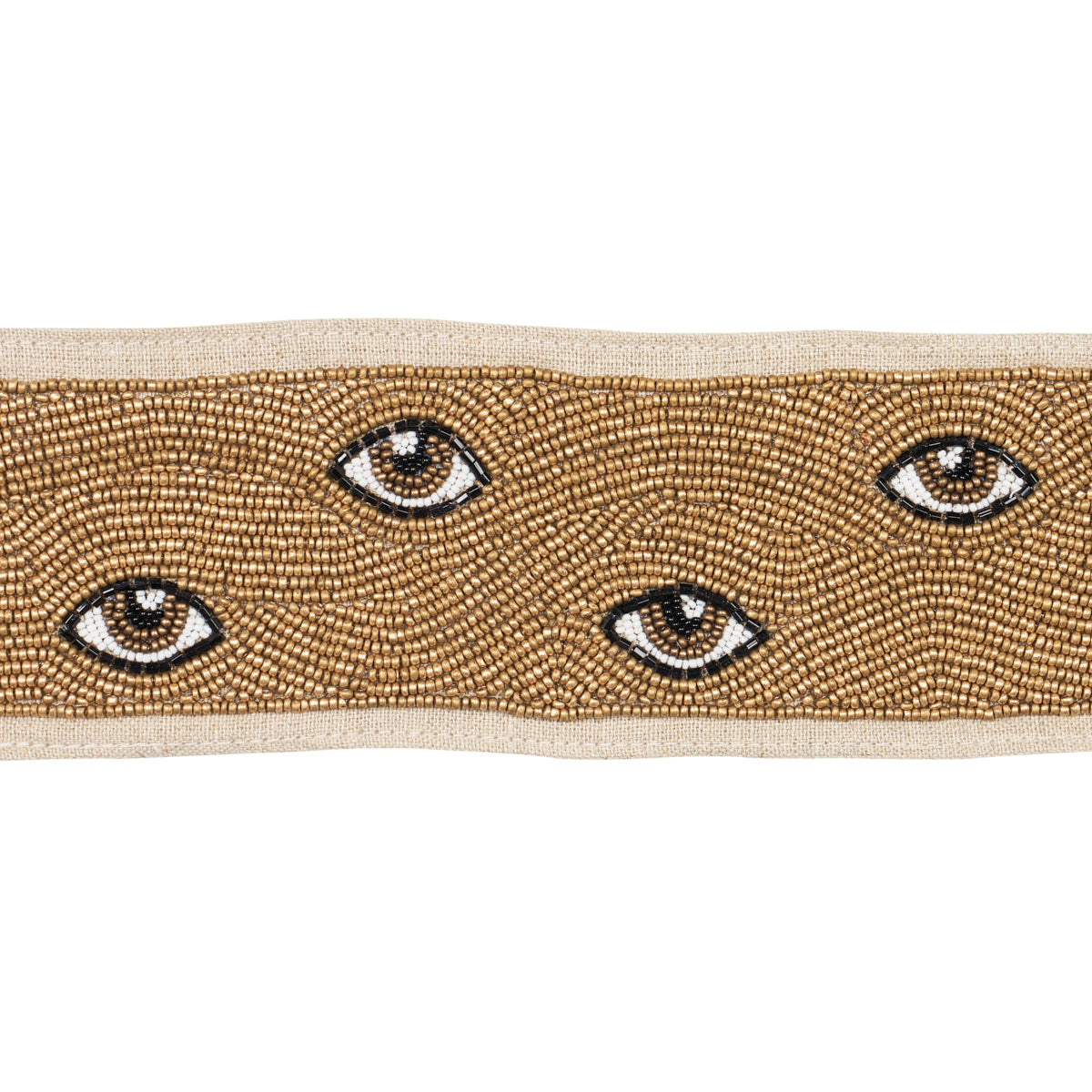 MIND'S EYE BEADED TAPE | Brown & Gold