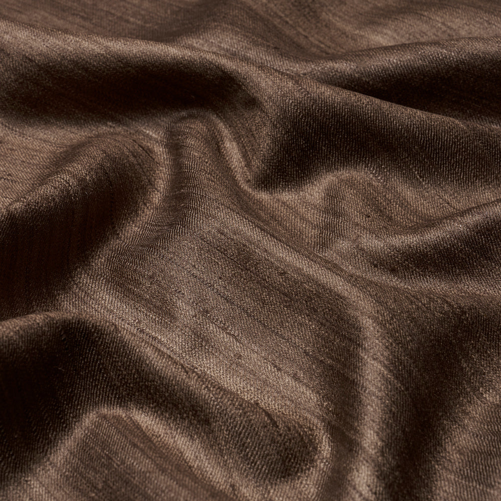 AMIR HANDWOVEN SILK CASEMENT | Walnut