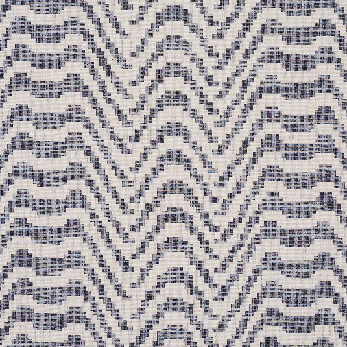 STEPPED CHEVRON | Indigo