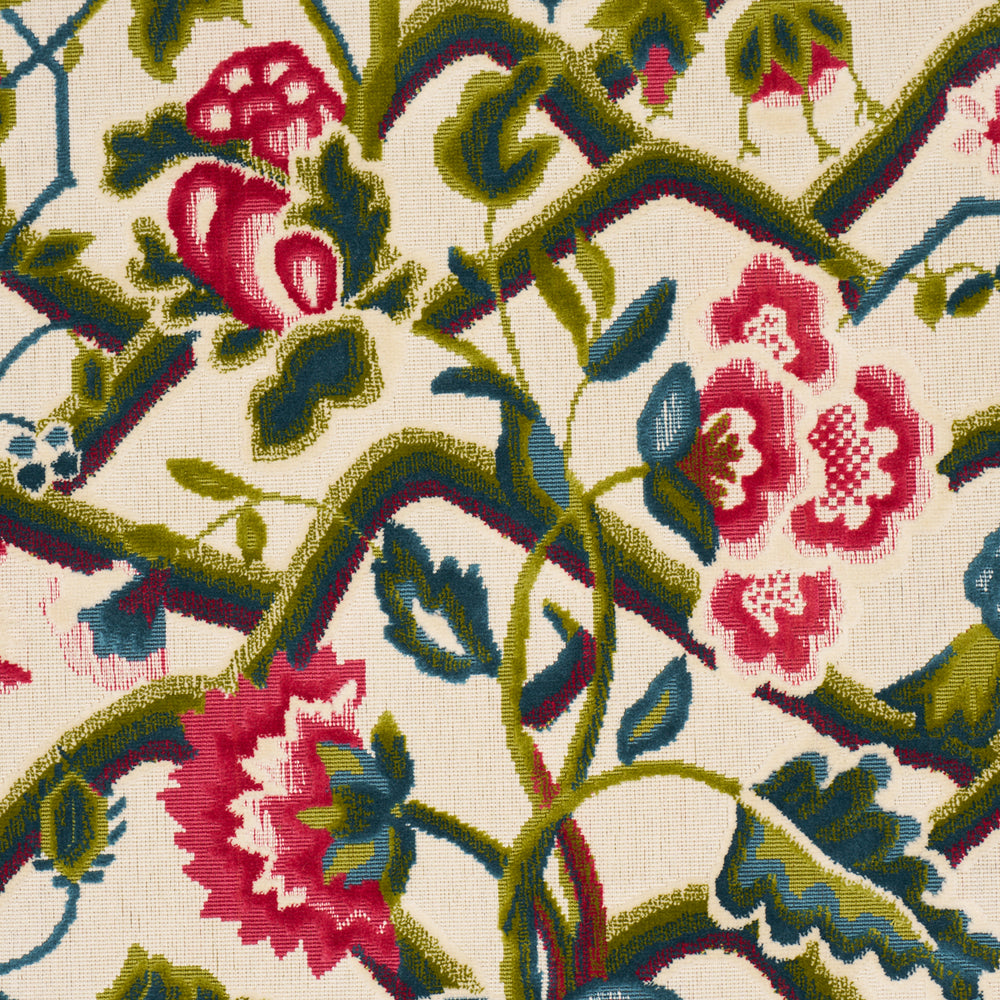 JACOBEAN GARDEN VELVET | Mulberry & Leaf