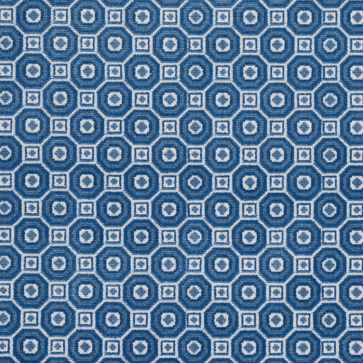 TRIANON CUT VELVET | Azur