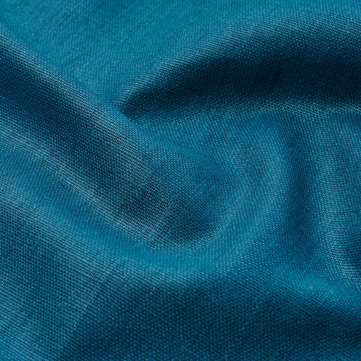 LEO GLAZED LINEN | Peacock