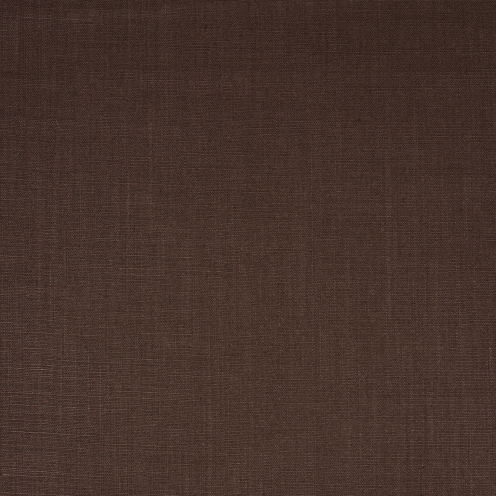 LEO GLAZED LINEN | Chocolate