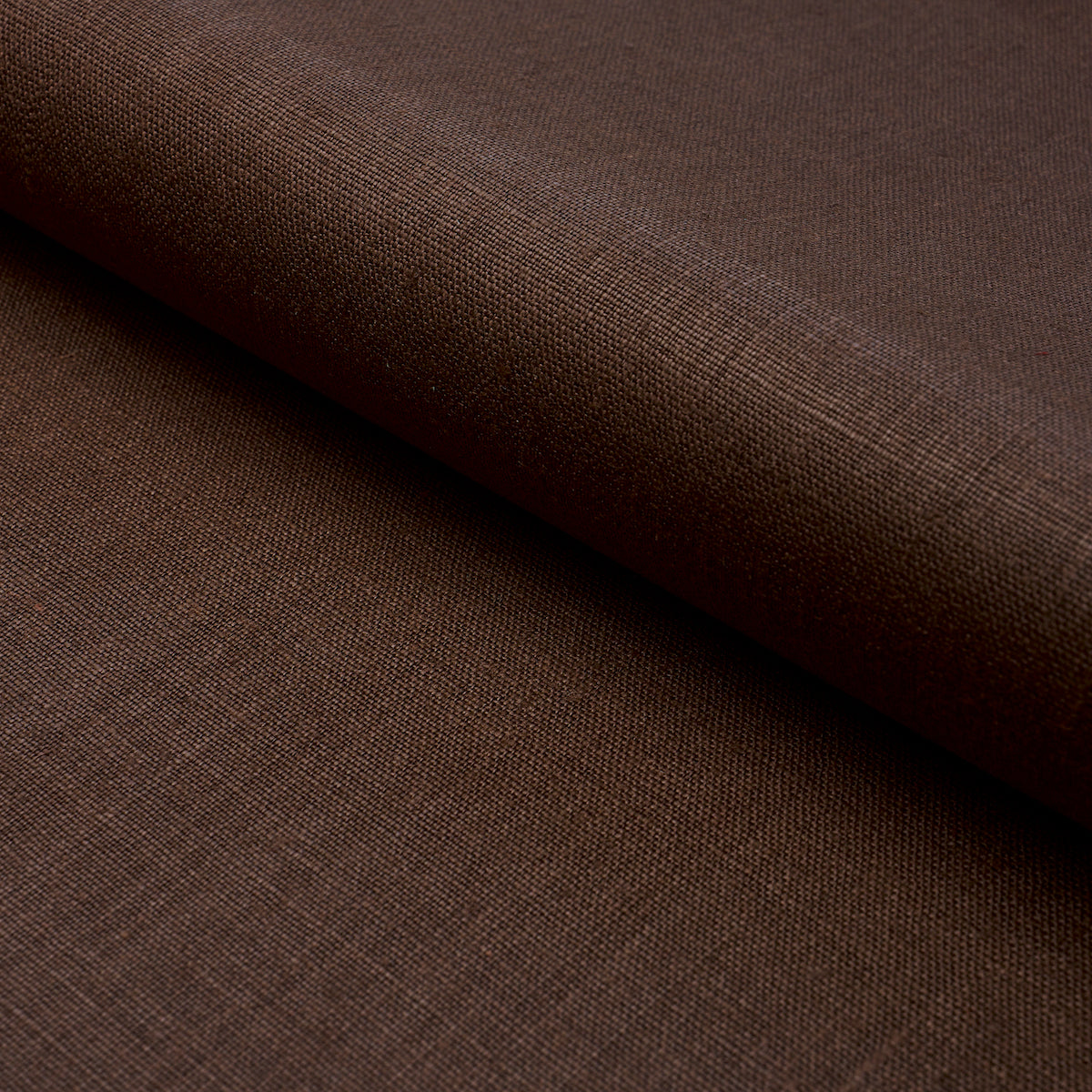 LEO GLAZED LINEN | Chocolate