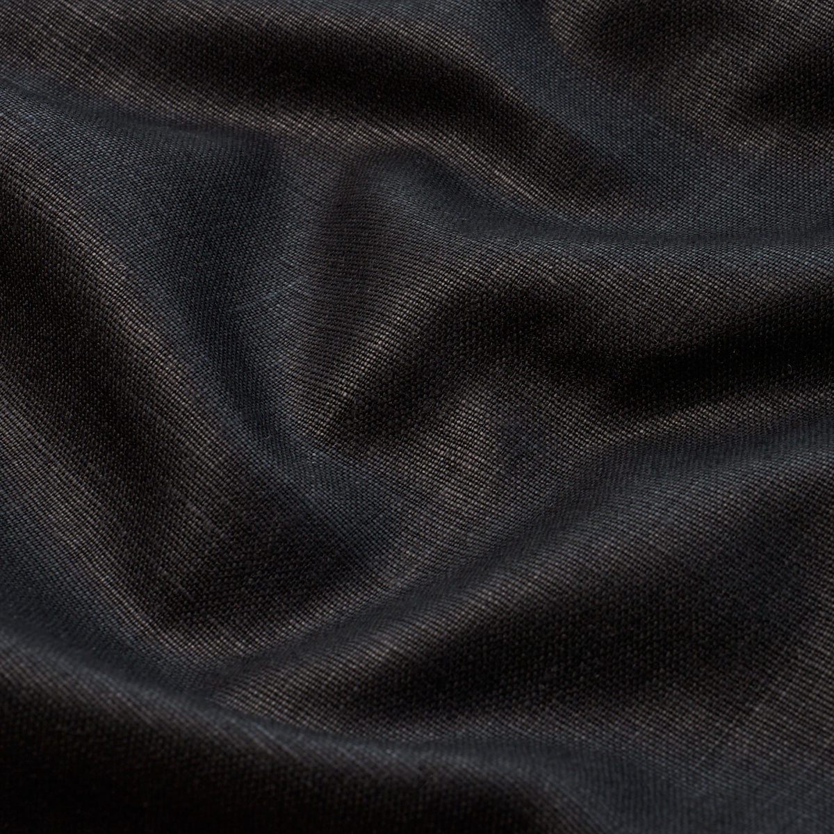 LEO GLAZED LINEN | Black