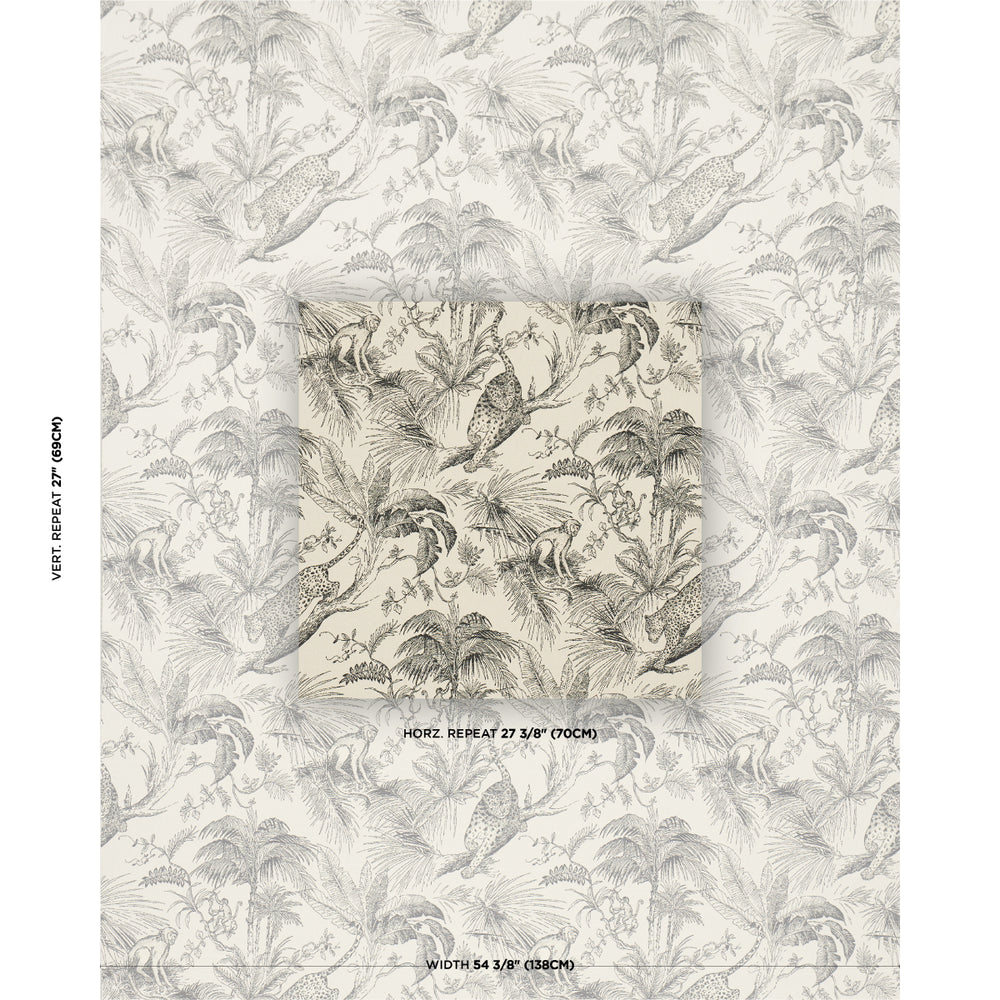 FOREST CANOPY | Black & Ivory