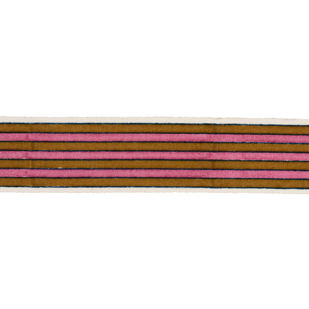 ARYA STRIPE HAND BLOCK TRIM | Gold