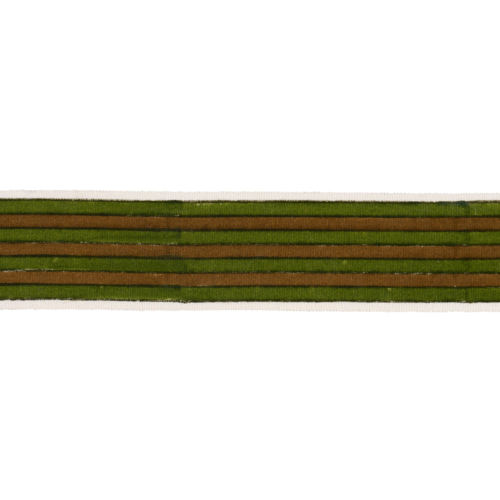 ARYA STRIPE HAND BLOCK TRIM | Green