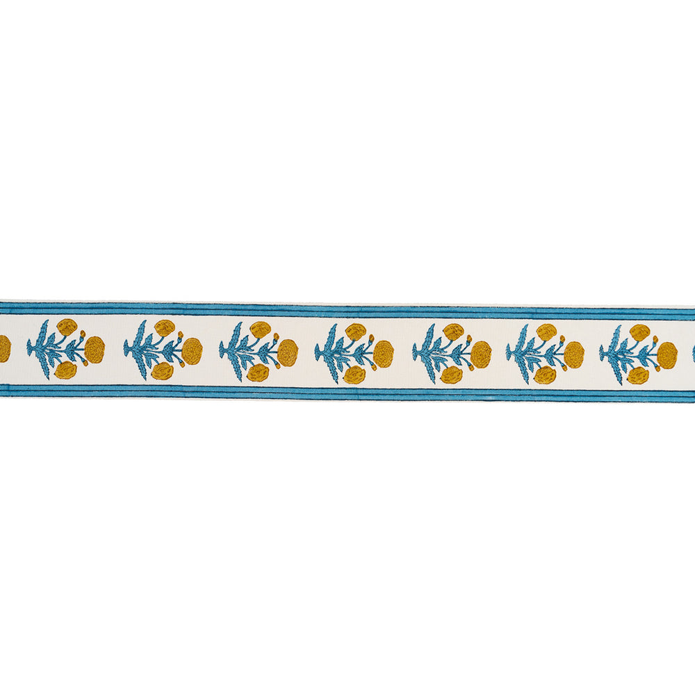 POPPY HAND BLOCK TRIM | Blue