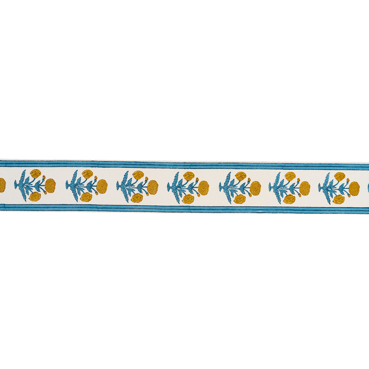 POPPY HAND BLOCK TRIM | Blue