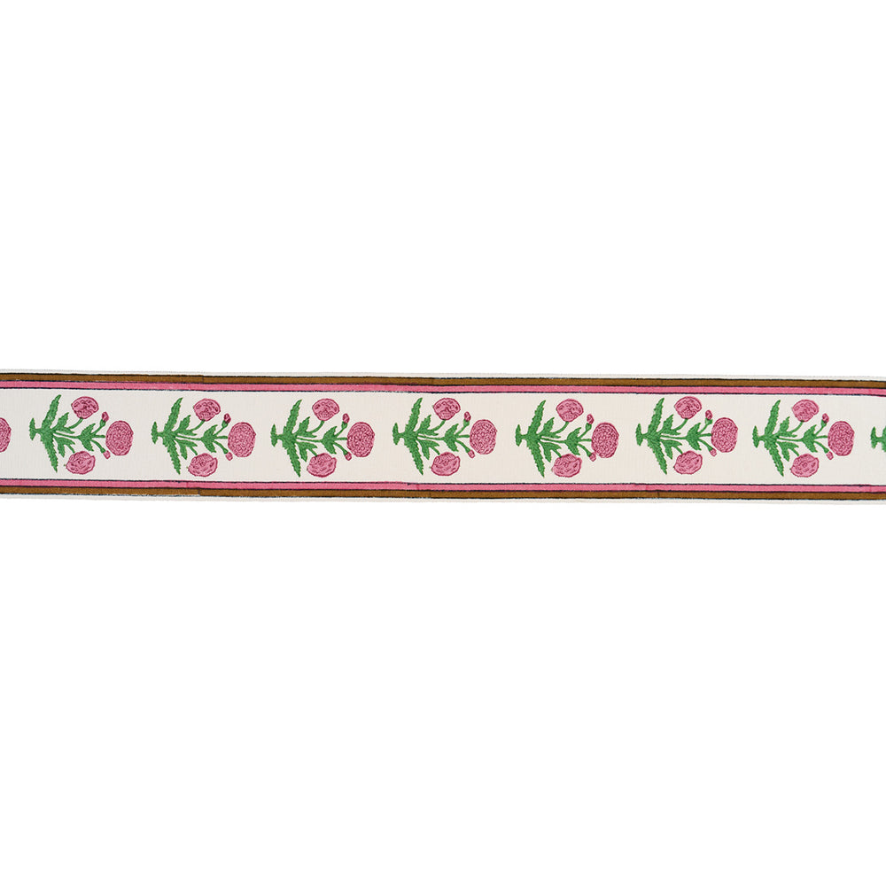 POPPY HAND BLOCK TRIM | Pink