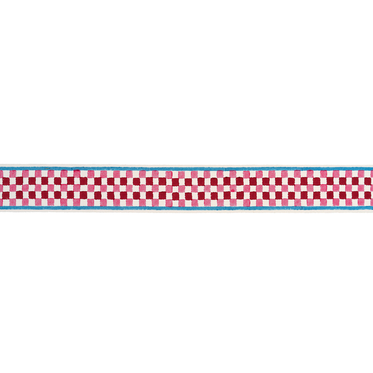 CHEQUER HAND BLOCK TRIM | Pink