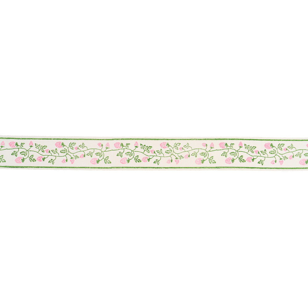 STRAWBERRY TRAIL HAND BLOCK TRIM | Green