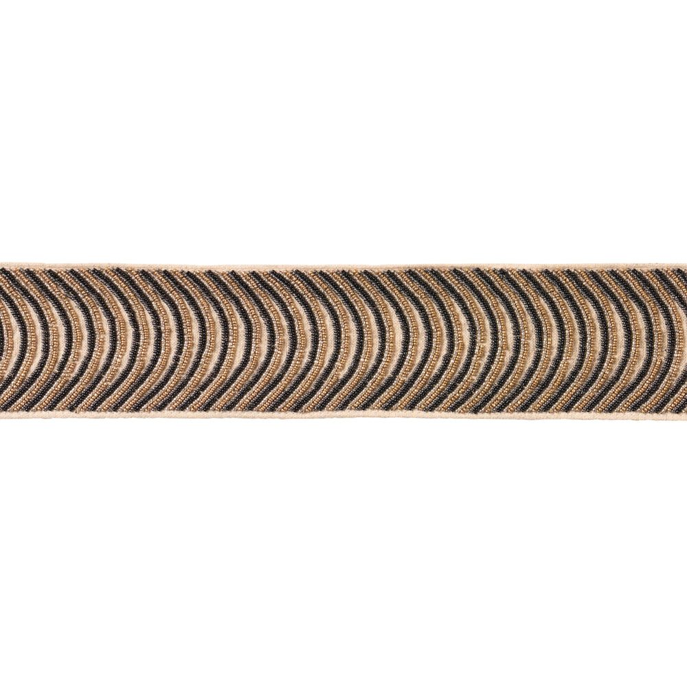 Ziegfeld Hand Beaded Tape | Ebony