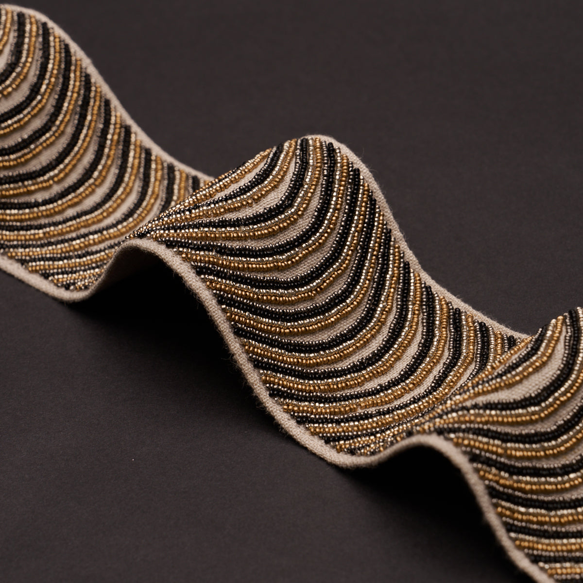 ZIEGFELD HAND BEADED TAPE | Gilt