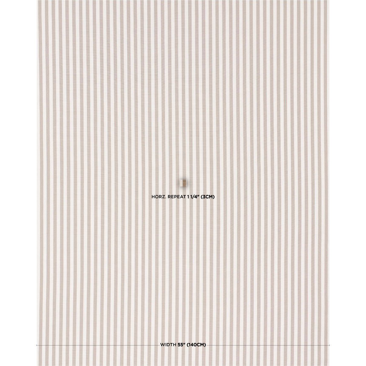 HANSON INDOOR/OUTDOOR STRIPE NARROW | Brown