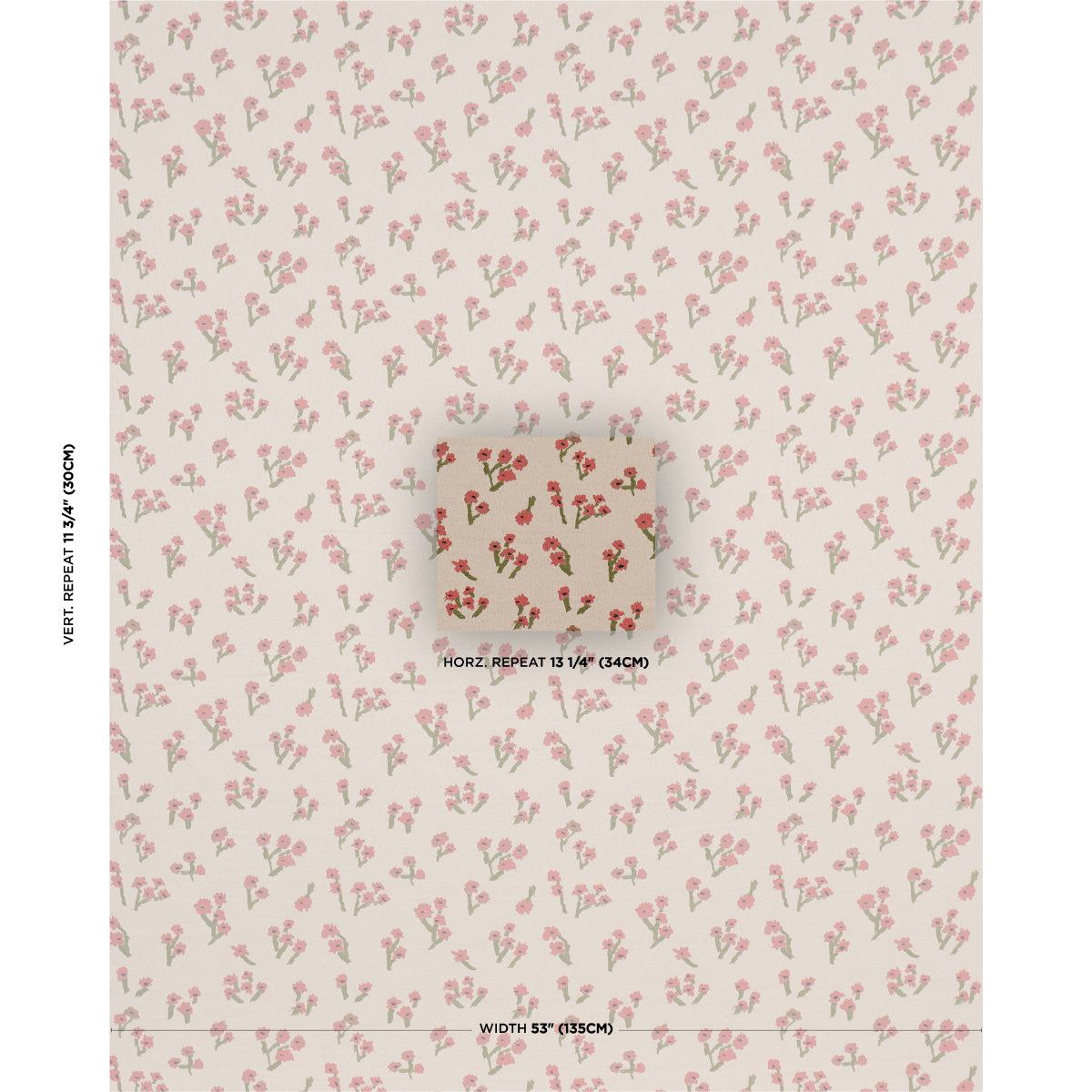 ROSIE POSY WOVEN | Red